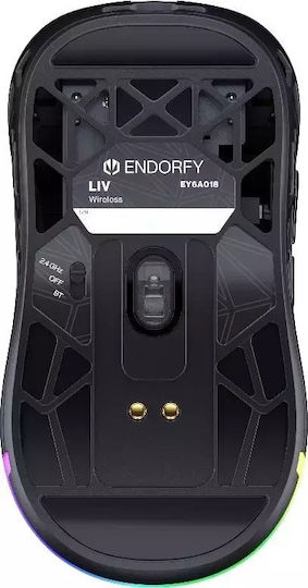 Endorfy LIV Ασύρματο Gaming Ποντίκι 12000 DPI Μαύρο