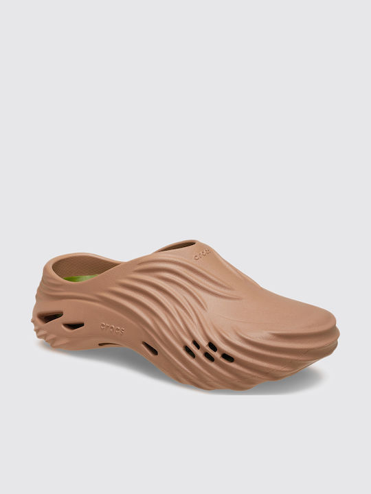 Crocs Echo Ανδρικά Σαμπό Καφέ