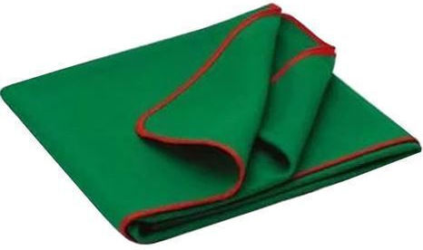 Modiano Monopoly Tablecloth Felt Fabric Green 220x150cm Polyester with Red Piping 1pcs