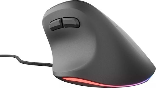 Natec Crake 2 Pro С кабел Ергономичен Мишка Черен