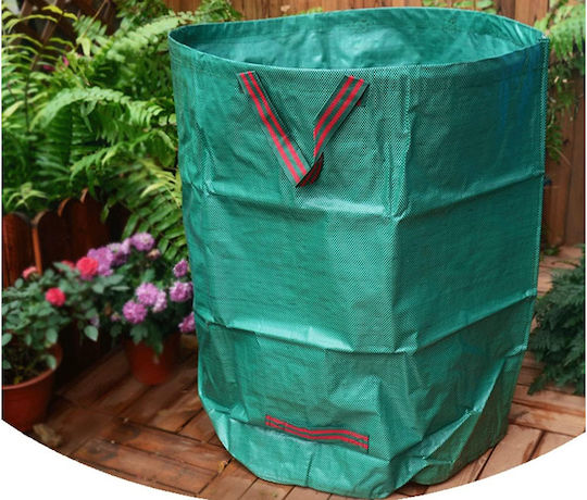 Săculeți de Gunoi pentru Grădină Capacitate 120lt cu Mânere 75x48cm Verzi