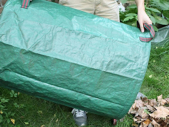 Săculeți de Gunoi pentru Grădină Capacitate 120lt cu Mânere 75x48cm Verzi
