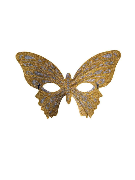Karnevals- Maske Augenmaske Gold