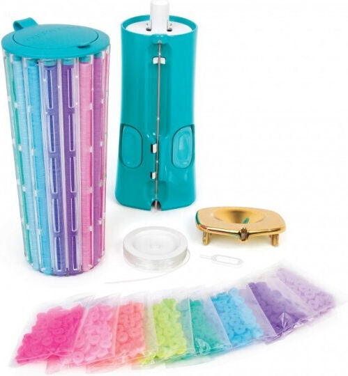 Make It Real Bijuterii Swift Clicks Heishi Bracelet Maker pentru copii de 8+ ani+ ani