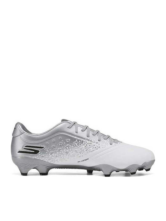 Skechers Razor 1.5 Academy FG Football Shoes with Cleats White Skechers Razor 1.5 Academy FG Football Shoes with Cleats White
