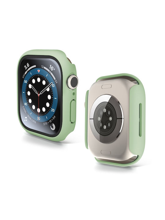 Apple Watch Series Plastic Case with Glass in Green color for Apple Watch Series 10 46mm