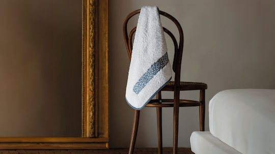 Valeria Home Handtuch Malone 30x50εκ. Blau Gewicht 800gr/m²