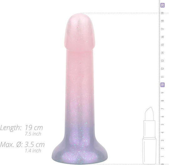 Dildo με Όρχεις και Βεντούζα 17cm