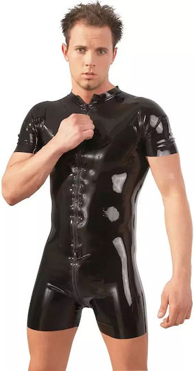 LateX Цял костюм Латекс Черен