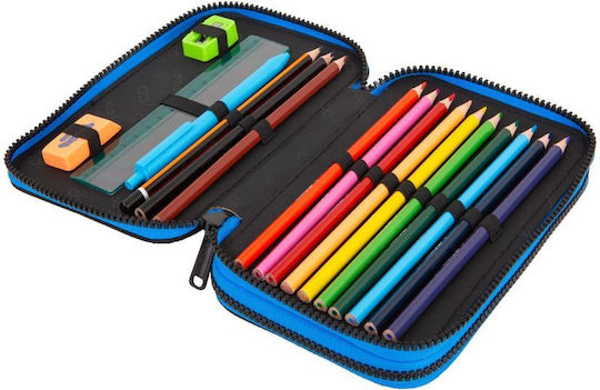 Coolpack Jumper 2 Pencil Case Full with 2 Compartments Multicolored
