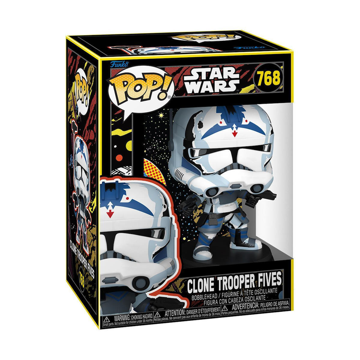 Funko Pop! Filme: Star Wars - Clone Trooper Fives 768 Bobble-Head