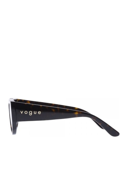 Vogue Feminini Ochelari de soare cu Maro Tortoise Cadru și Maro Degrade Lentilă 5601S W65613