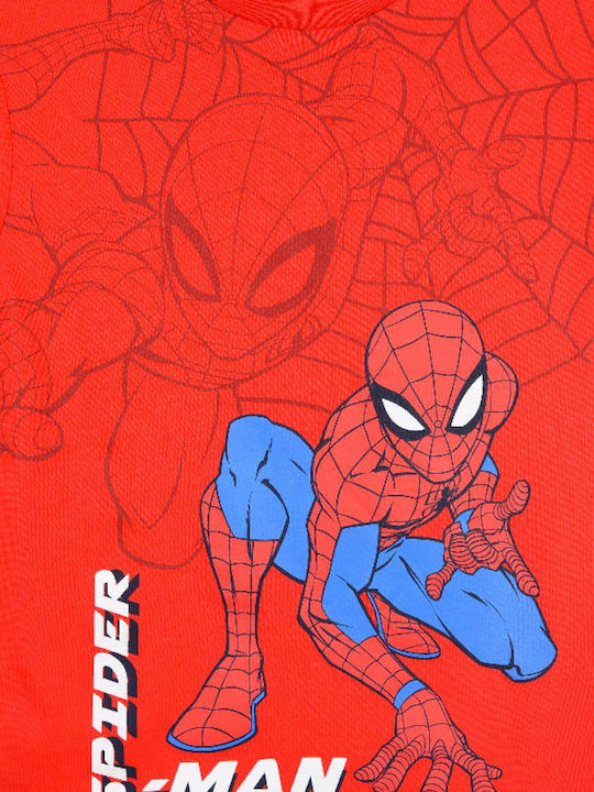 Παιδική Μπλούζα Κοντομάνικη Κόκκινη Spiderman Hero