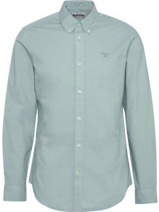 Long-sleeved Cotton Shirt Pale Apple