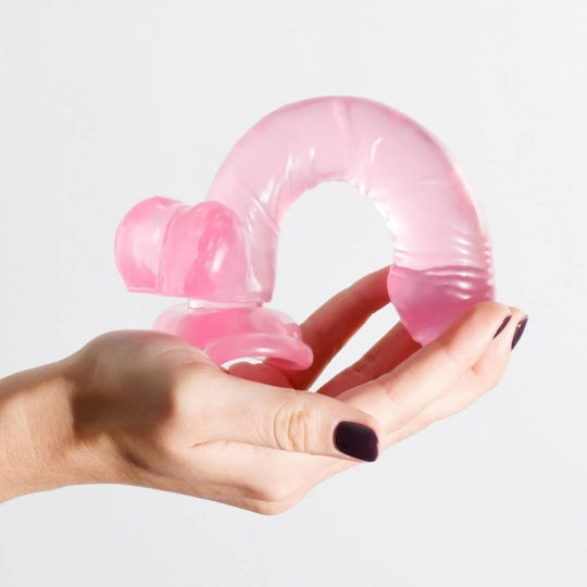 Crushious Ρεαλιστικό Dildo με Βεντούζα Ροζ 17.5cm