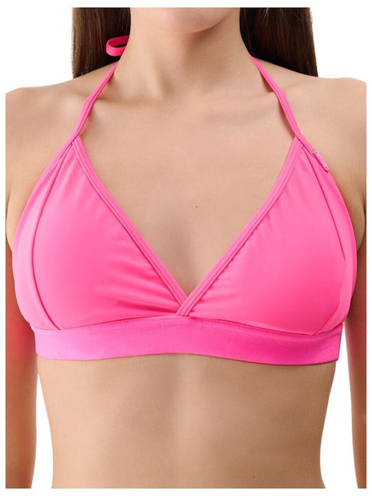Pink Triangle Bikini Top