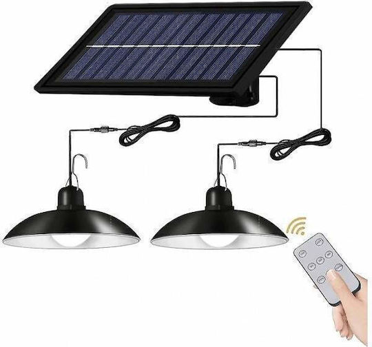 Set of 2 Solar Lights with Motion Sensor and Remote Control IP65