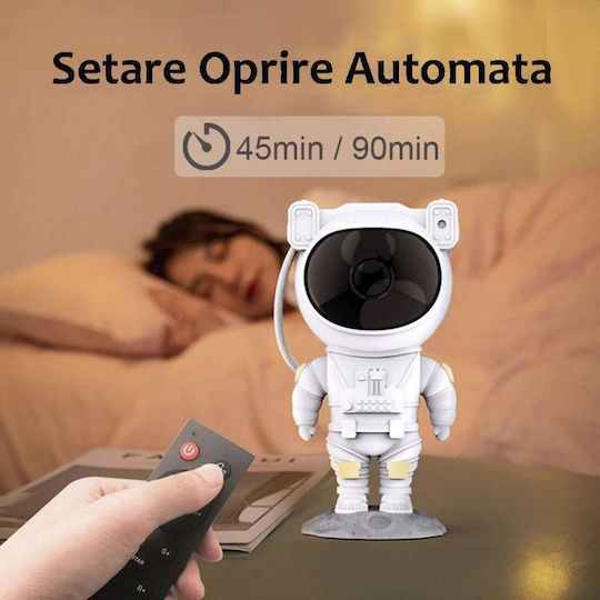 Dekorative Lampe Astronaut Weiß