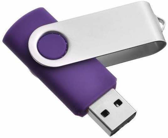 8GB USB 2.0 Stick Μωβ