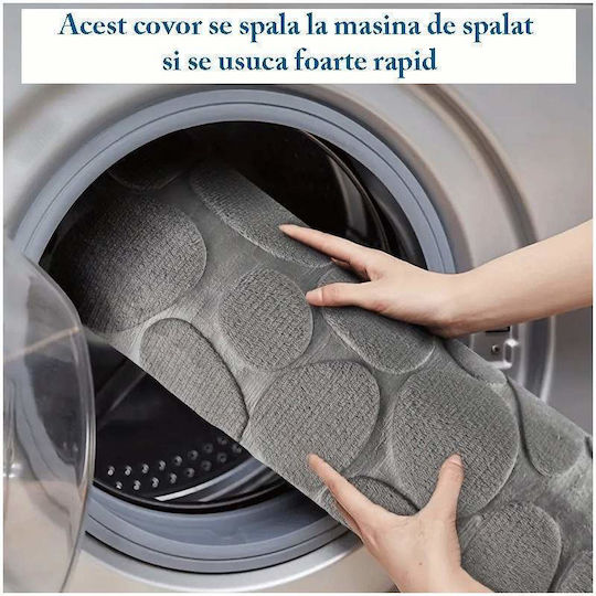 Πατάκι Μπάνιου Gray 60x40εκ.