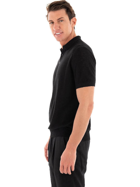 Short Sleeve Blouse Black