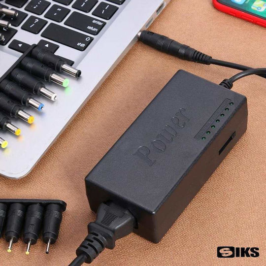 Universal Siks Laptop Charger 9 Connectors Socket Black