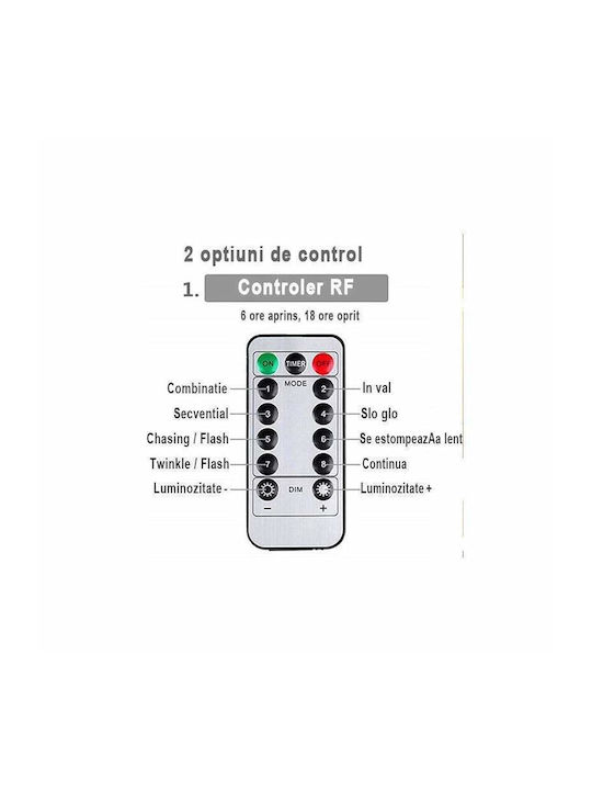 300 Lămpițe LED 3m. x 300buc Albe USB tip Plasă 1buc