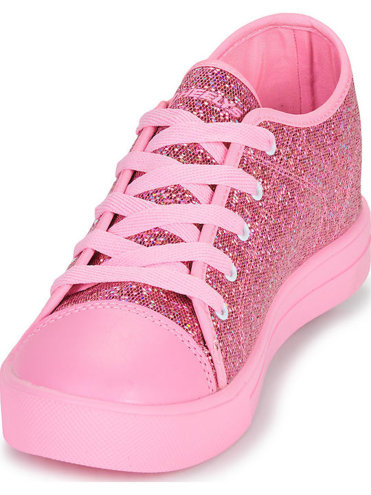 Classic Kinder Sneakers mit Rollen Rosa