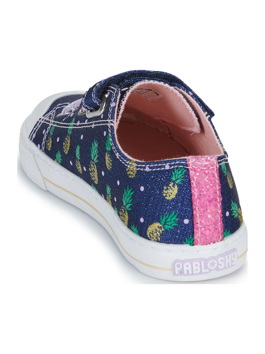 Kinder Sneakers mit Klettverschluss Blau