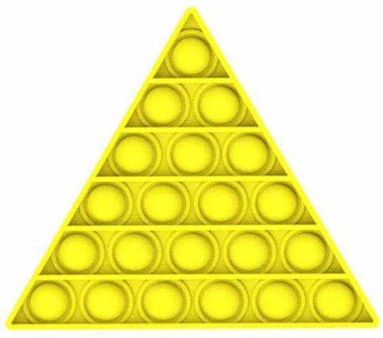 Pop it Fidget Σιλικόνης Κίτρινο