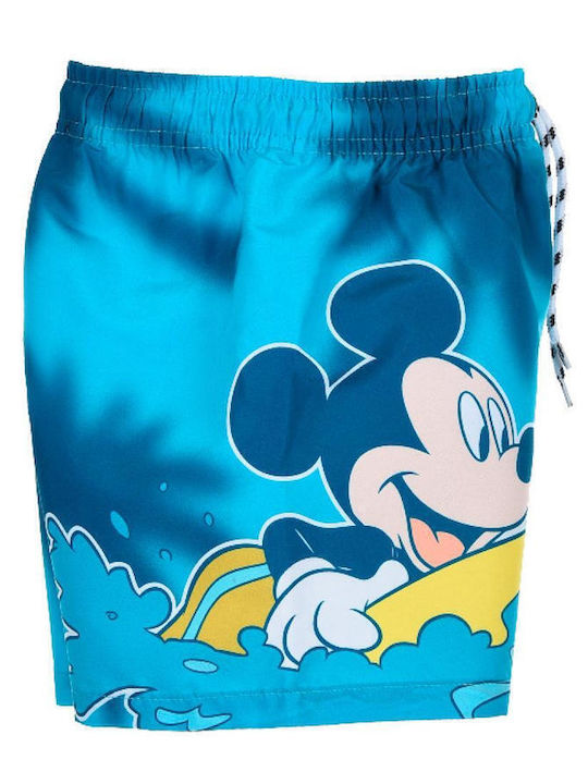 Superheroes Mickey Mouse Surf Kids Swimwear Swim Shorts Turquoise