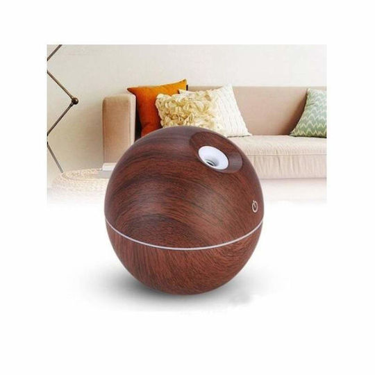 Siks Air Humidifier Aromatherapy Multicolor Led 130ml Brown