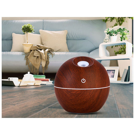 Siks Air Humidifier Aromatherapy Multicolor Led 130ml Brown