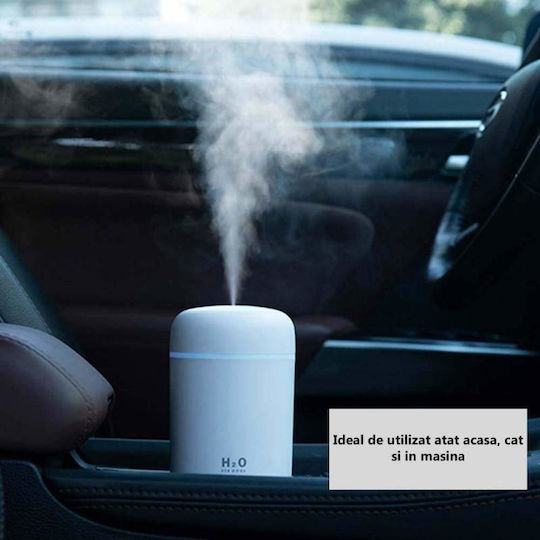 Siks Humidifier Aroma Diffuser White 12x7.5 Cm