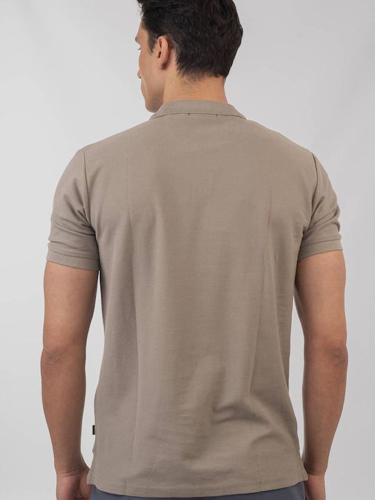 Double Polo T-shirt Metal Grey