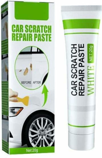 Kit de Reparare Zgârieturi Auto Siks Pastă de Lustruire cu Uscare Rapidă din Fibra de Sticlă Restaurare Exterior Auto Potrivit pentru Orice Tip de Mașină 20 ml Alb