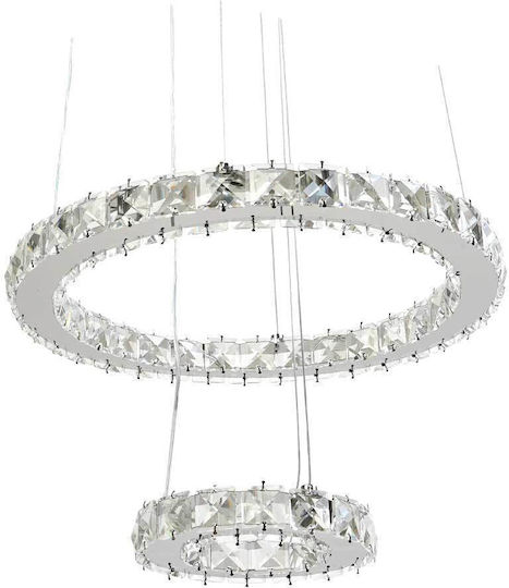 Lightex Pendant Light Brown with Crystals