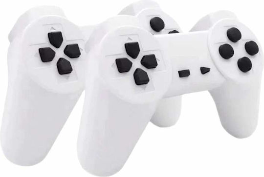 Retro Video Game Console Gs5 Siks 2 Wired Controllers Super 8 Bit Game White Black