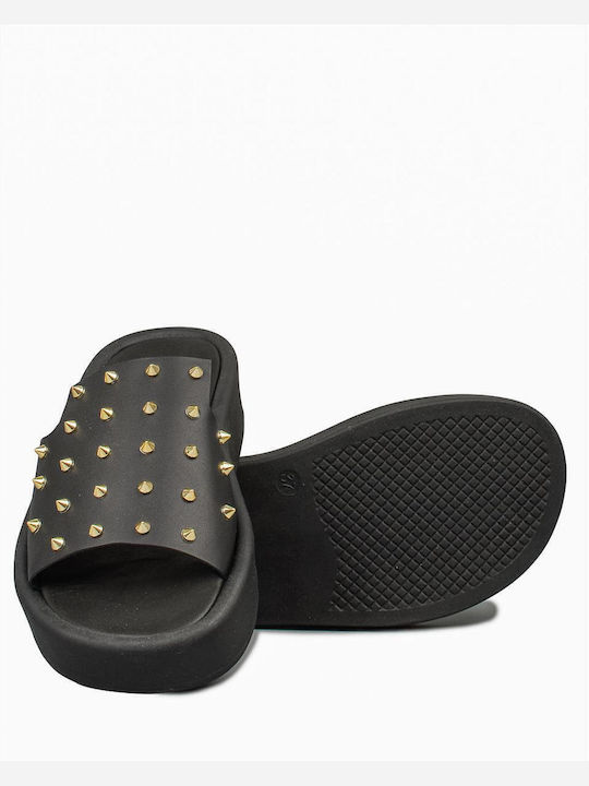 Γυναικεία Σανδάλια Flatforms Μαύρα