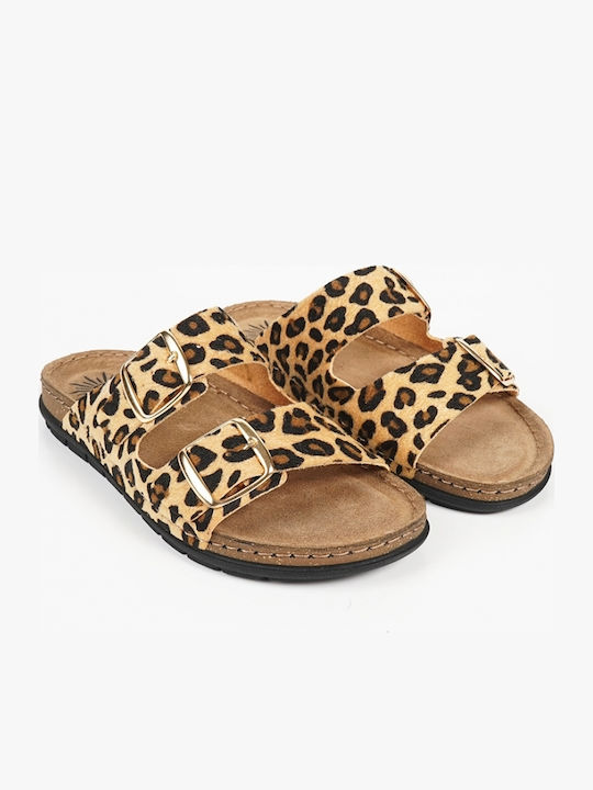 Sandale Casual Damă Leopard de Piele