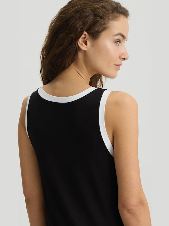 Summer Maxi Dress with Tearing Black