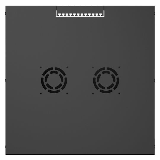 Canovate Επιτοίχια Καμπίνα Rack 12U 60x60cm Μαύρο WC1S-9-1266A-BC