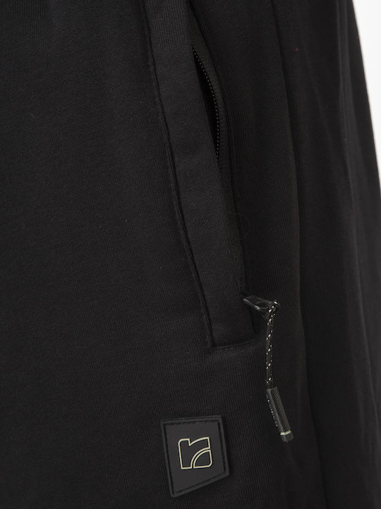 Pantaloni Scurți Bărbați Sport Negri