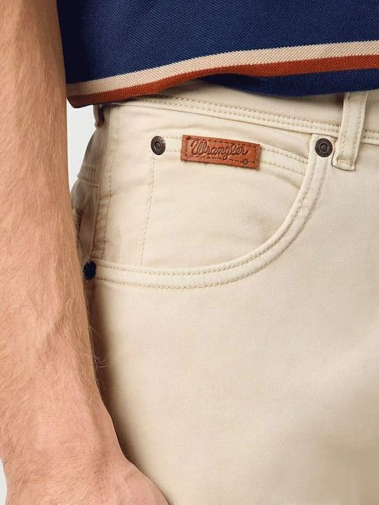 Texas Men's Trousers Elastic Slim Fit Beige