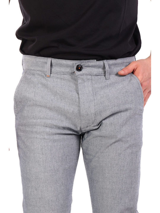 Trousers Chino Elastic in Slim Fit Ciel