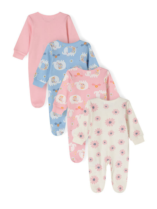 Minoti Babystrampler Langärmliges Blau