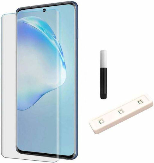 Folie de sticlă Siks adeziv UV Digitech Glass Samsung Galaxy S21 Plus transparentă