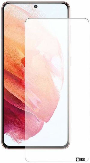 Folie de sticlă Siks cu adeziv UV Digitech Glass Samsung Galaxy S21, lampă UV inclusă, transparentă