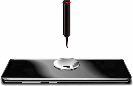 Folie de sticlă Siks cu adeziv UV Digitech Glass Samsung Galaxy S21, lampă UV inclusă, transparentă