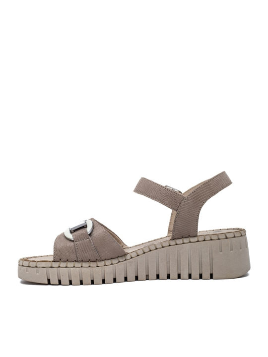 Anatomische Damenplattformen Beige